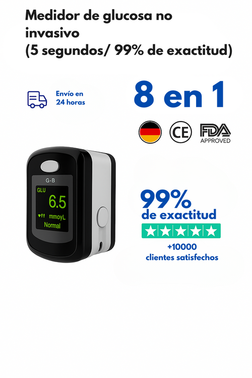 GlucoMax - Monitor glucosa sin pinchazos