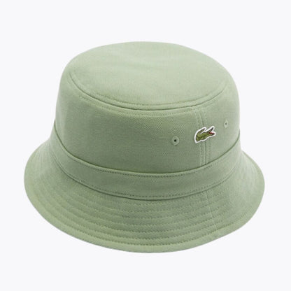 Lacoste Piqué Bucket Hat LS Green