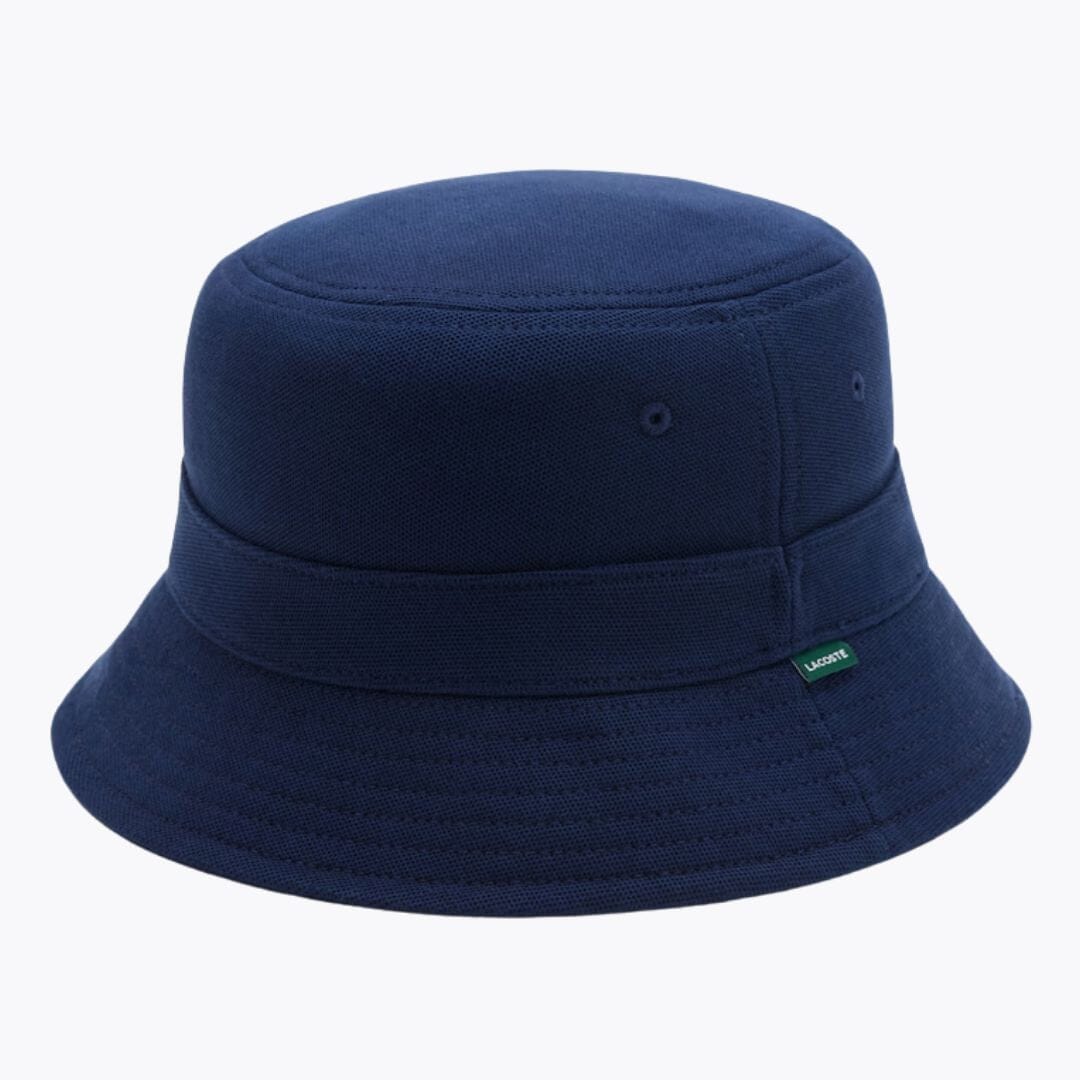 Lacoste Piqué Bucket Hat LS Midnight Blue