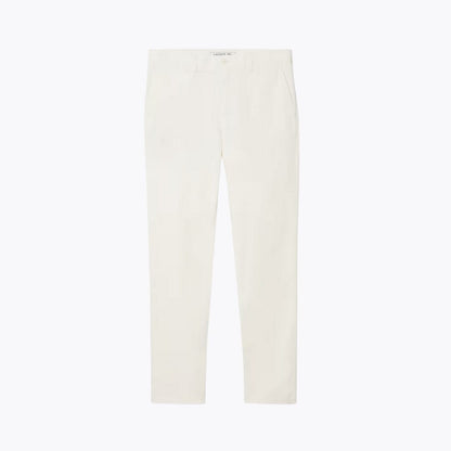 Lacoste Slim Fit Stretch Cotton Chino Pants LS White S