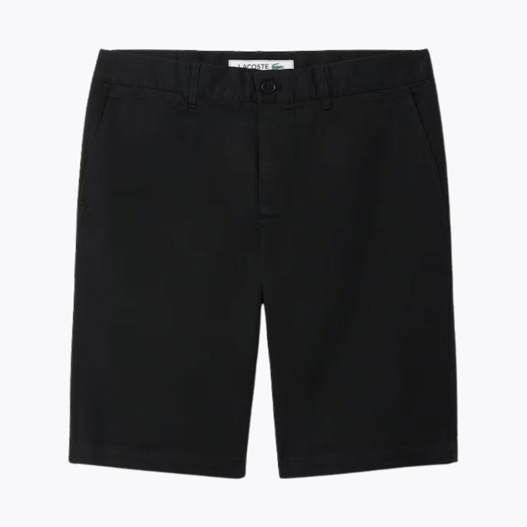 Lacoste Slim Fit Stretch Cotton Chino Shorts LS Black S
