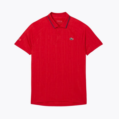 Lacoste Tennis On Court Polo Shirt LS Red S