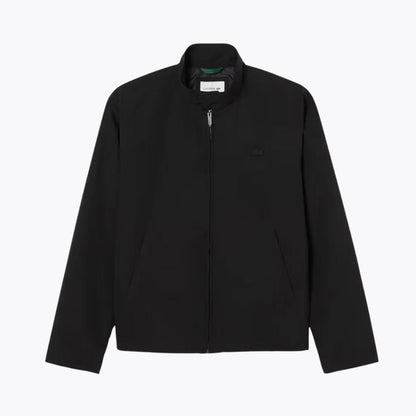 Lacoste Water-Repellent Harrington Windbreaker Jacket LS Black S