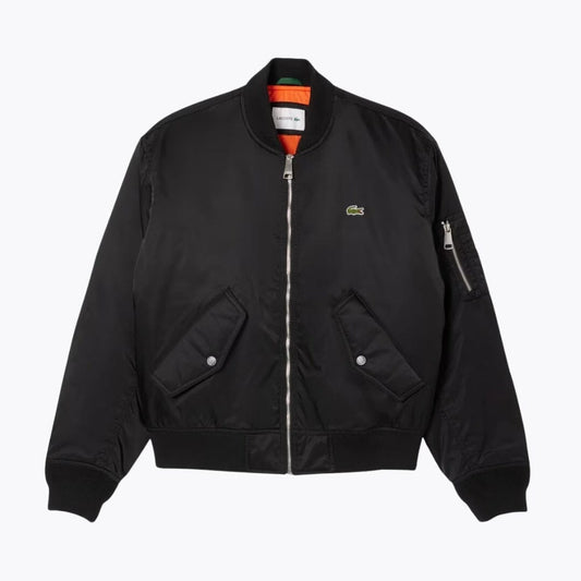 Lacoste Water-Repellent Padded Bomber Jacket LS Black S