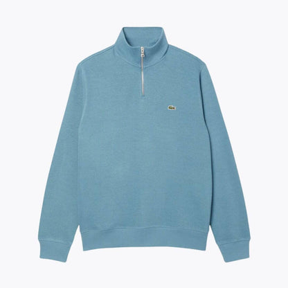 Lacoste Zip-Up High Neck Sweatshirt LS Blue S