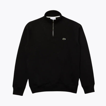 Lacoste Zip-Up High Neck Sweatshirt LS Noir S