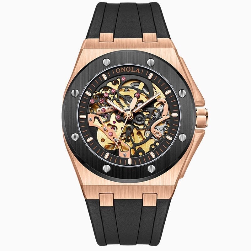 Poedagar Skeleton Oak LS Rose Black