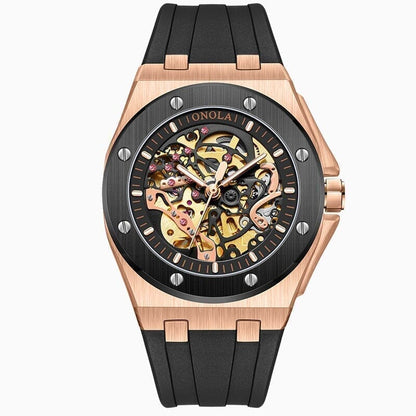 Poedagar Skeleton Oak LS Rose Black