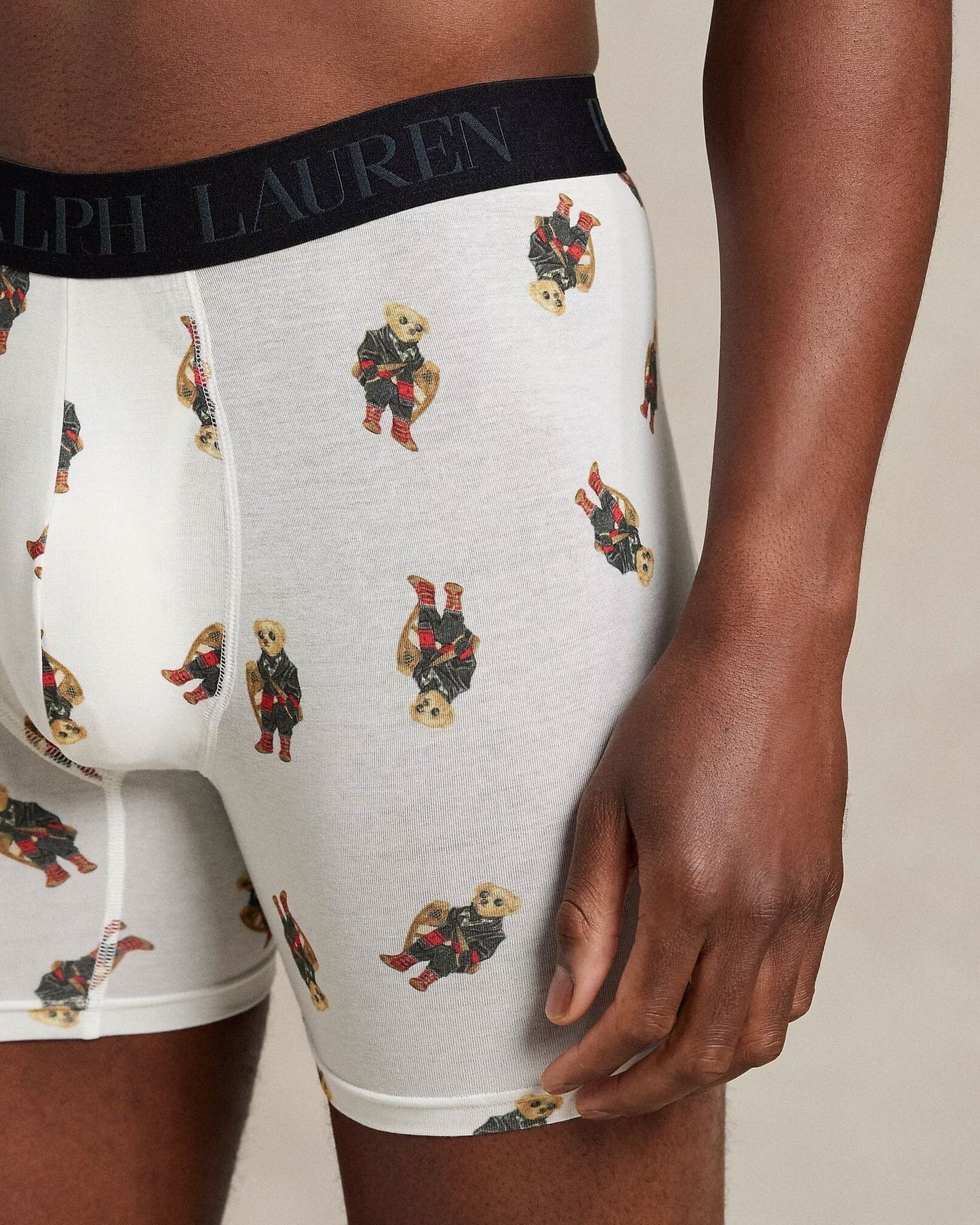 Ralph Lauren 4D-Flex Polo Bear Boxer Brief 3-Pack LS