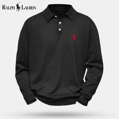 Ralph Lauren Cable-Knit Wool Knit Sweater LS Black S