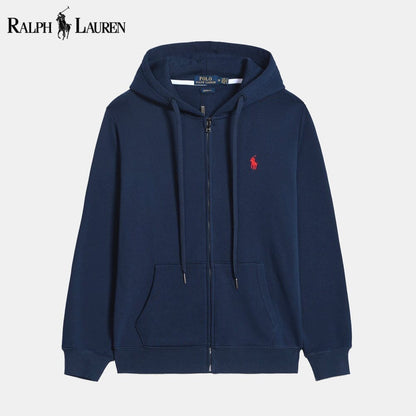 Ralph Lauren Classic Essential Cotton Hoodie LS Blue S