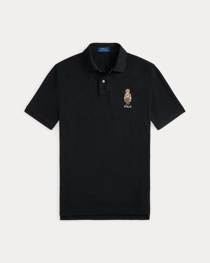 Ralph Lauren Classic Fit Polo Bear Mesh Polo Shirt LS