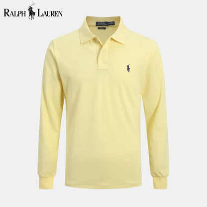 Ralph Lauren Long Slim Fit Dress Shirt LS Yellow S