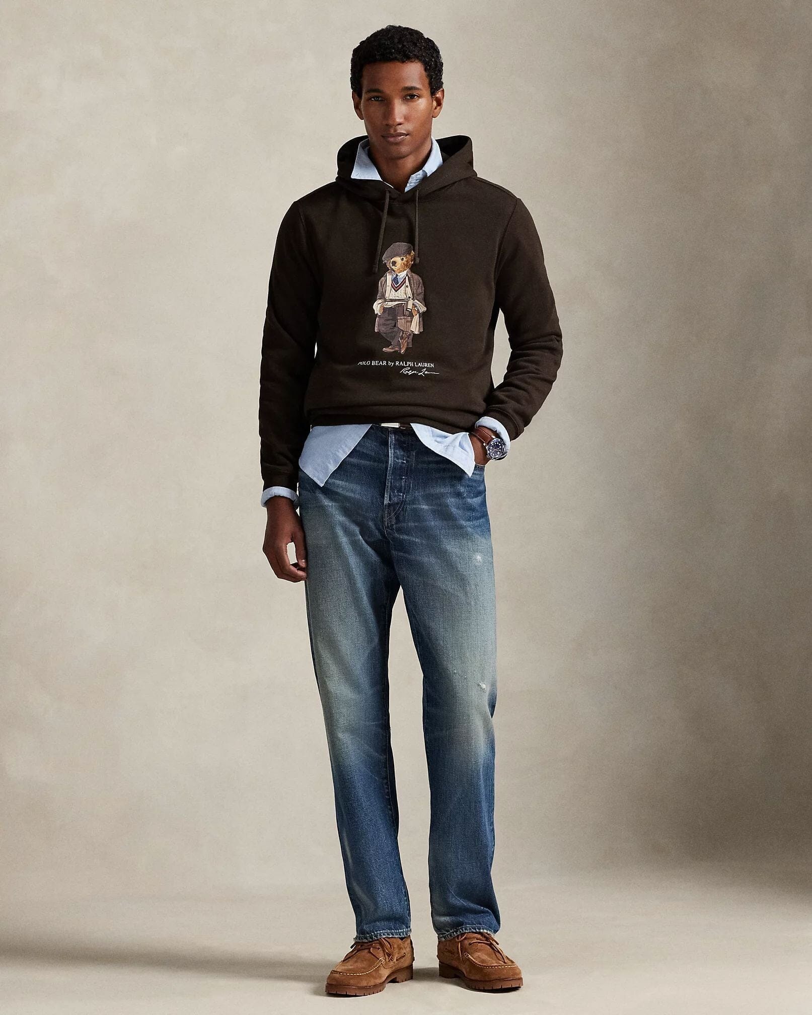 Ralph Lauren Polo Bear Fleece Hoodie LS