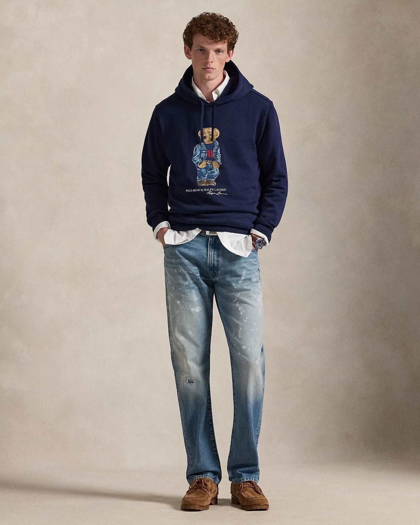 Ralph Lauren Polo Bear Fleece Hoodie LS