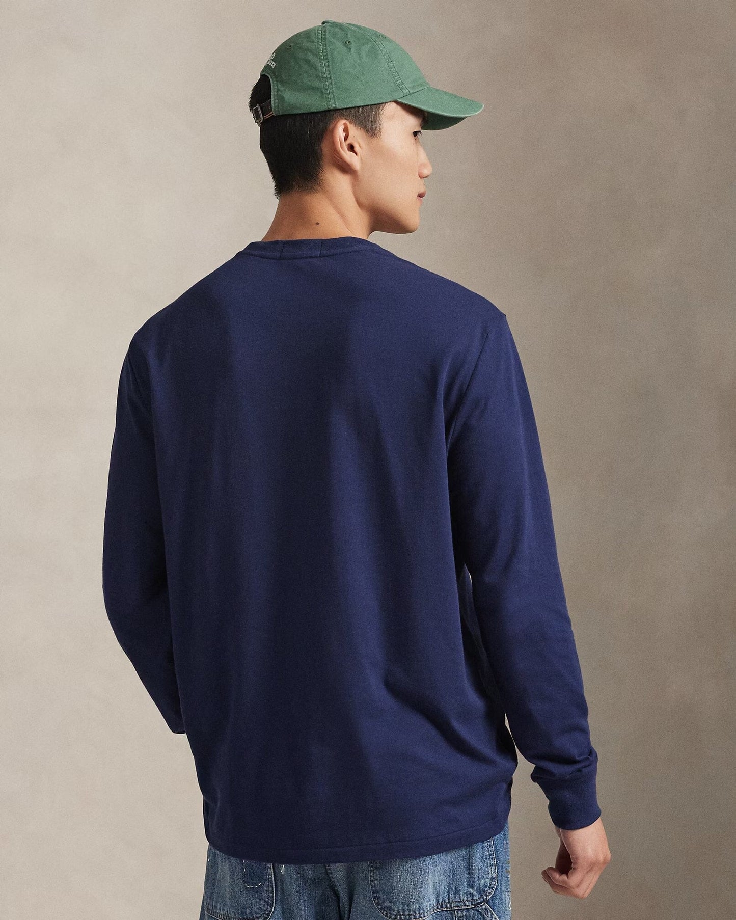 Ralph Lauren Polo Bear Jersey T-Shirt In A Classic Fit LS