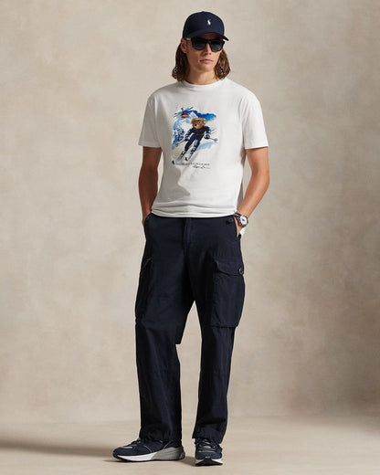 Ralph Lauren Polo Bear Jersey T-Shirt In A Classic Fit LS