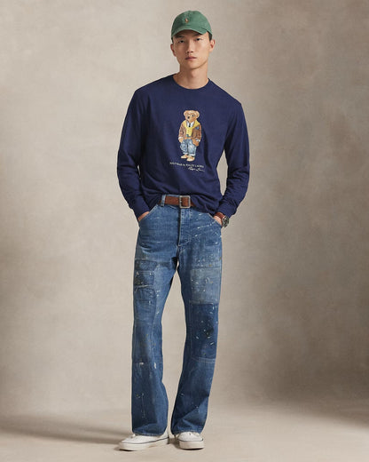 Ralph Lauren Polo Bear Jersey T-Shirt In A Classic Fit LS