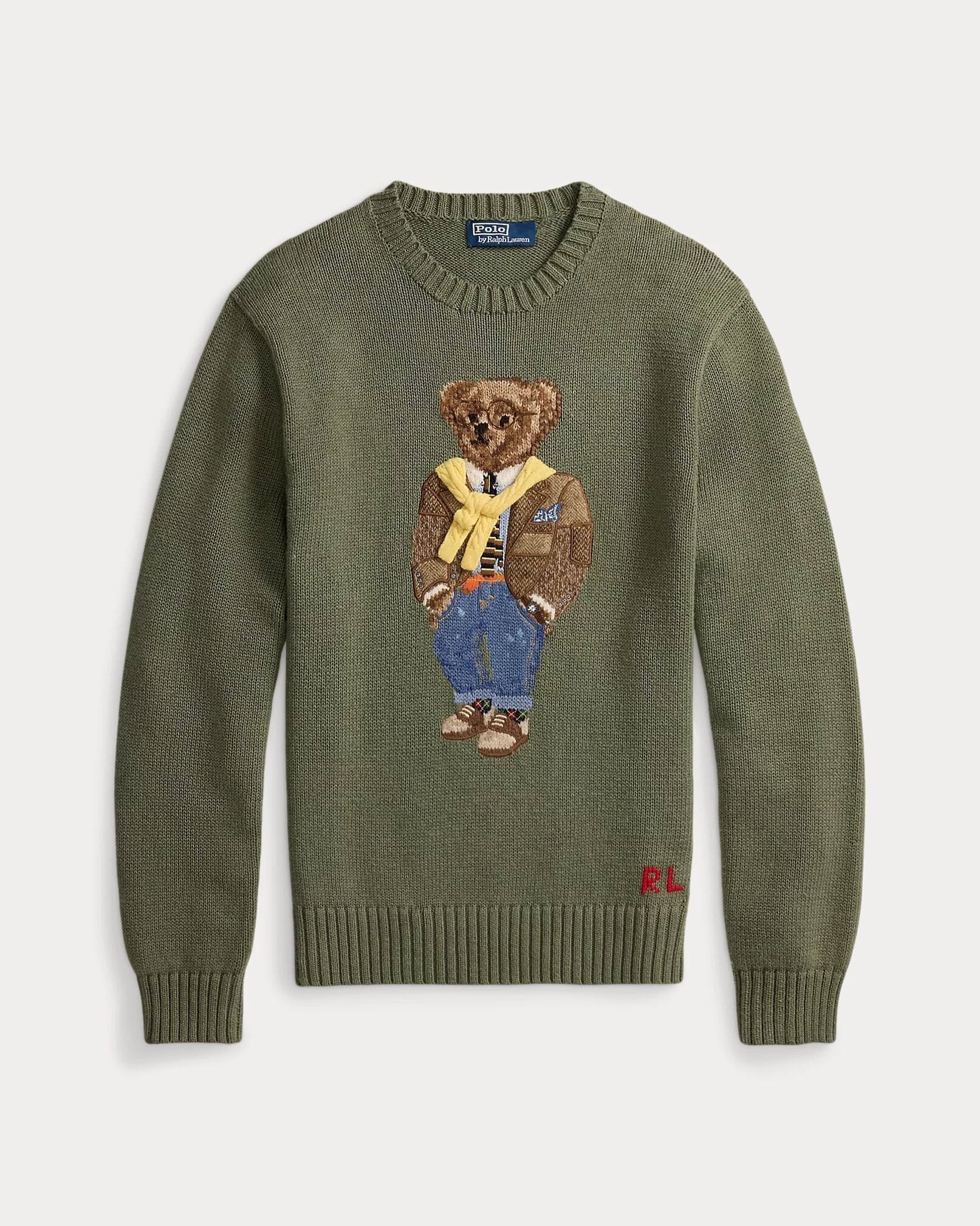 Ralph Lauren Polo Bear Sweater LS Lovette Heather S