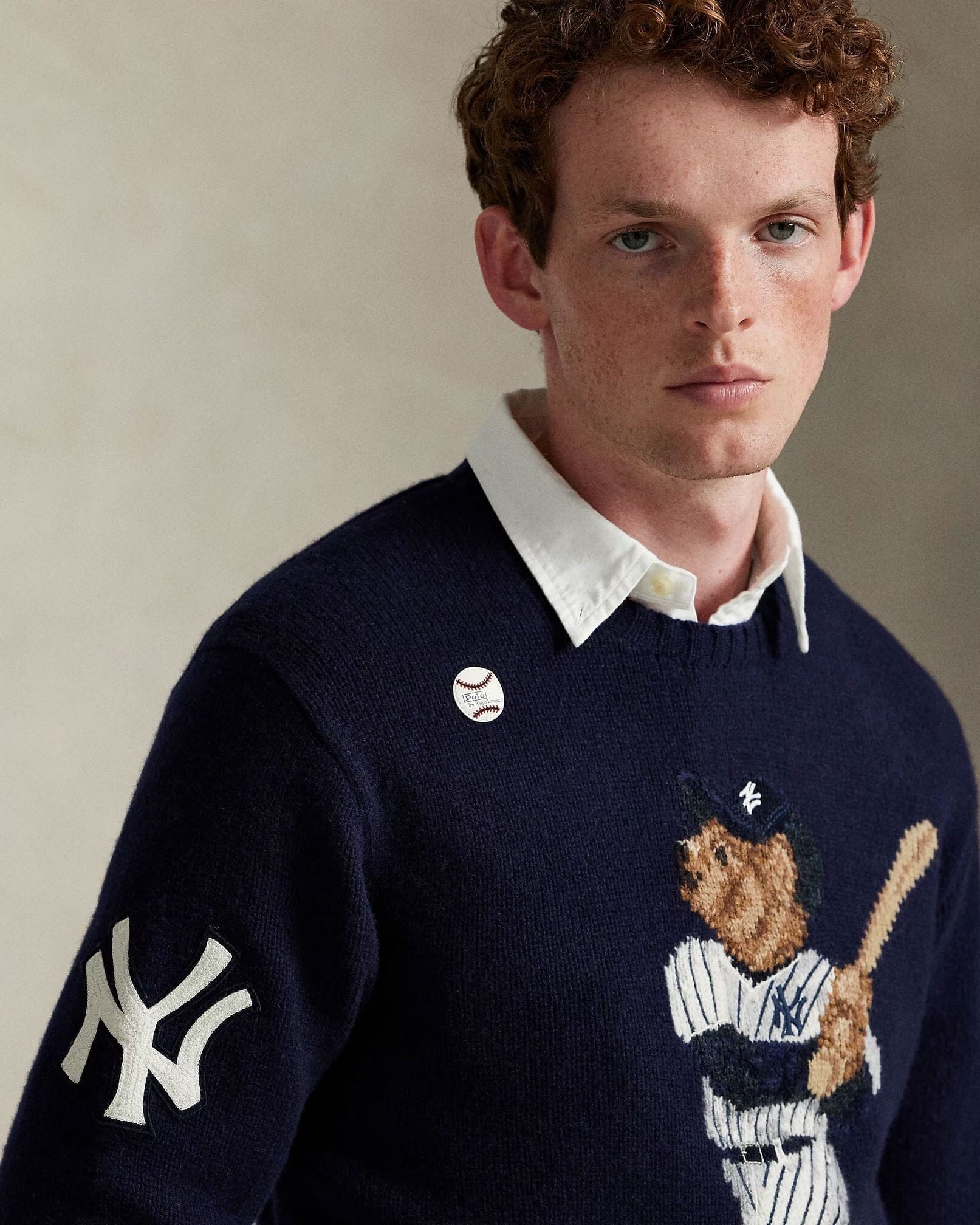 Ralph Lauren Polo Ralph Lauren Yankees Bear Sweater LS