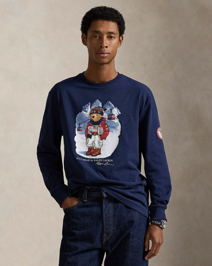 Ralph Lauren Team Usa Polo Bear T-Shirt LS