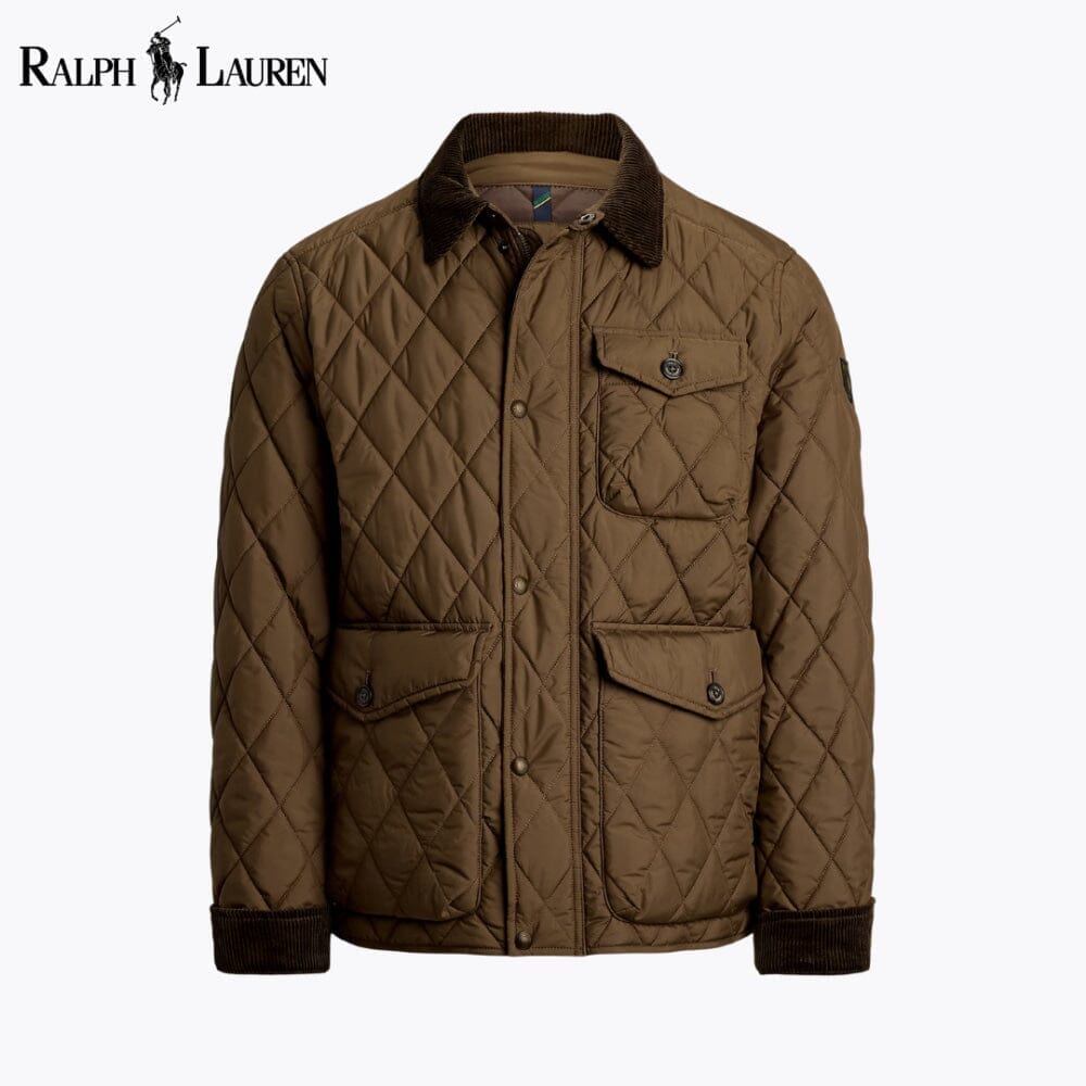 Ralph Lauren The Beaton Quilted Jacket LS Chestnut S
