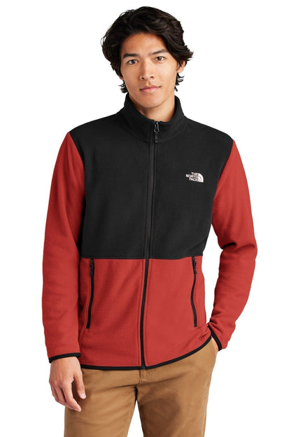 The North Face Glacier Full-Zip Fleece Jacket LS Rage Red / Black S