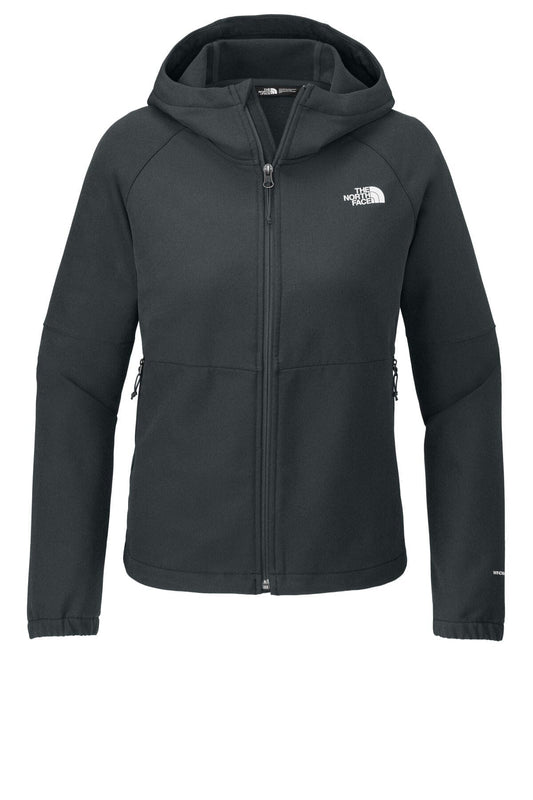 The North Face Women's Barr Lake Hooded Soft Shell Jacket LS Asphalt Grey Dark Heather S