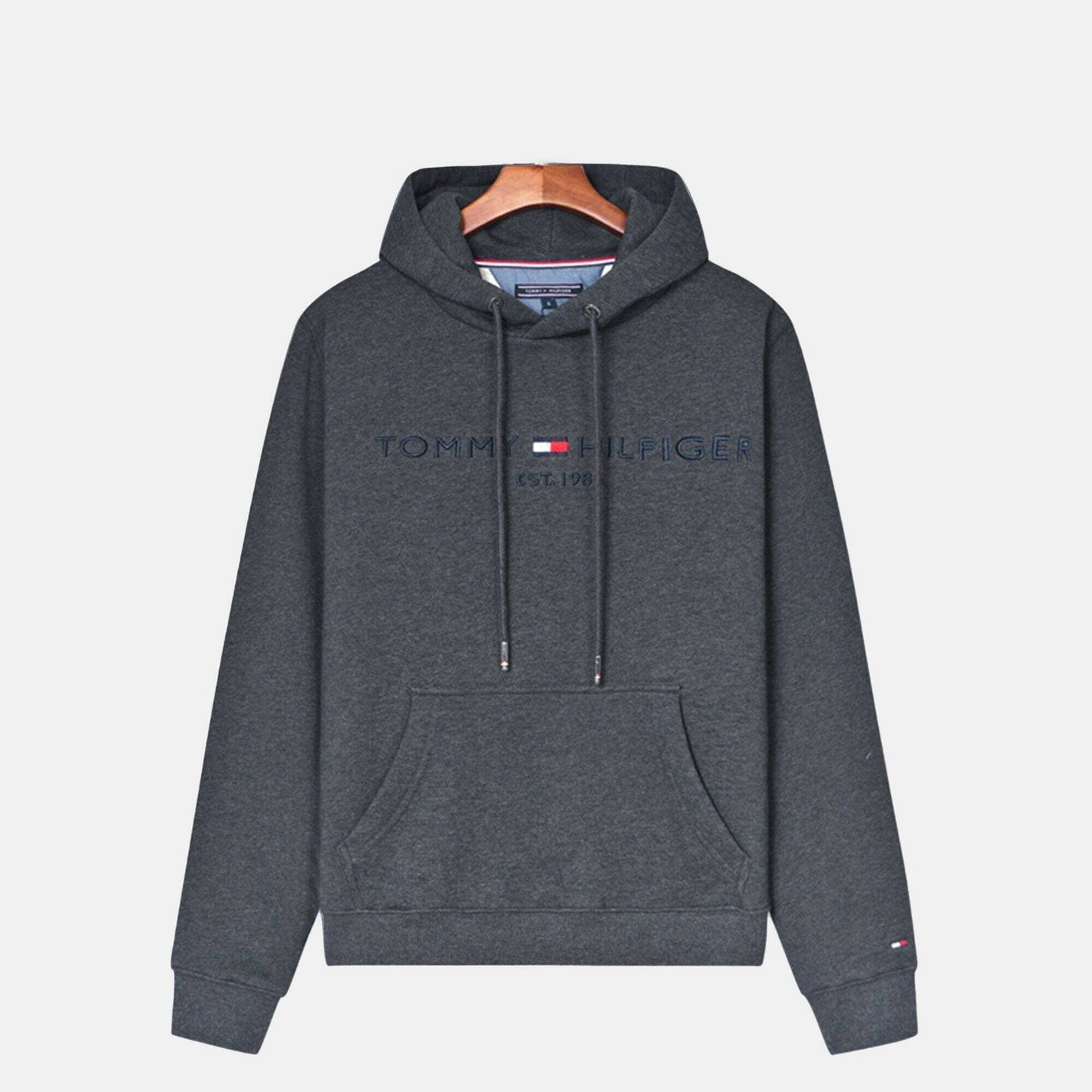 Tommy Hilfiger Felpa Essential Shirt LS Dark Grey S