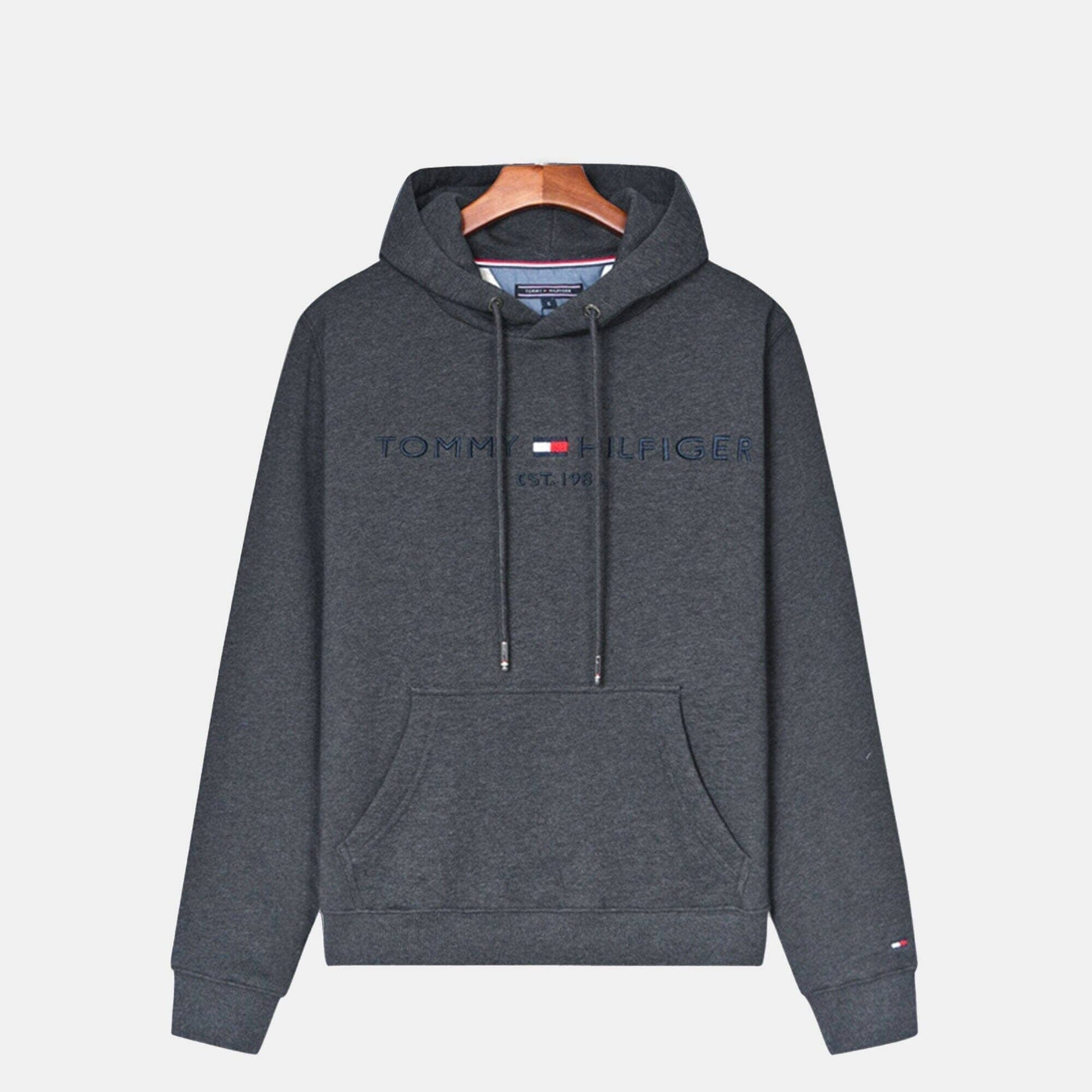 Tommy Hilfiger Felpa Essential Shirt LS Dark Grey S